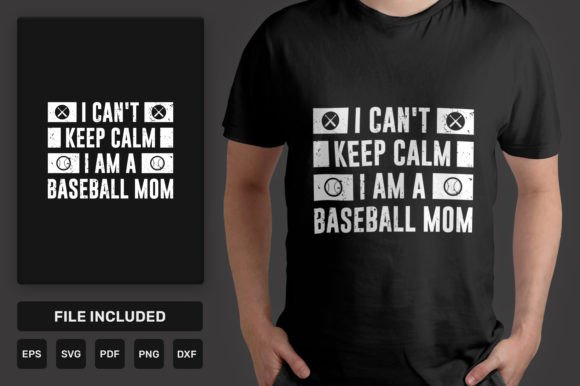 Baseball Mom Graphics for T-Shirt Designs