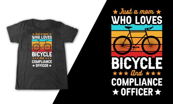 Compliance Officer Bicycle Mom Shirt Graphics