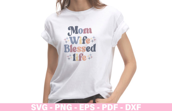 Mom Typography Design: Graphics & Print Templates