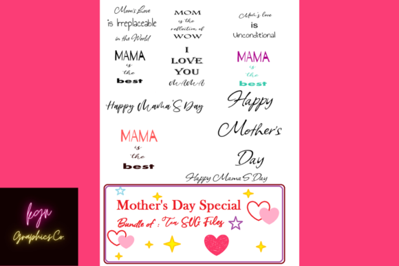 Mother s Day Graphics & Print Templates Review