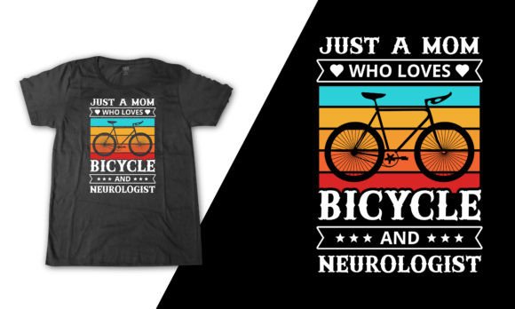 Neurologist Bicycle Mom Vintage Tshirt Graphics