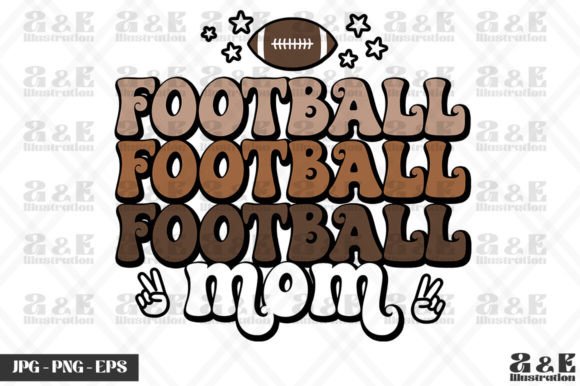 Retro Football Mom Graphics & T-Shirt Designs Review